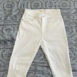 Madewell high rise 9” skinny jeans